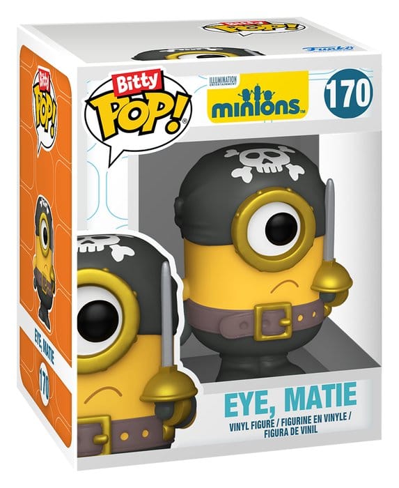 Minions Bitty POP! Vinyl Figures 2-Pack Bride Kevin & Eye, Matie 2 cm 0889698942249