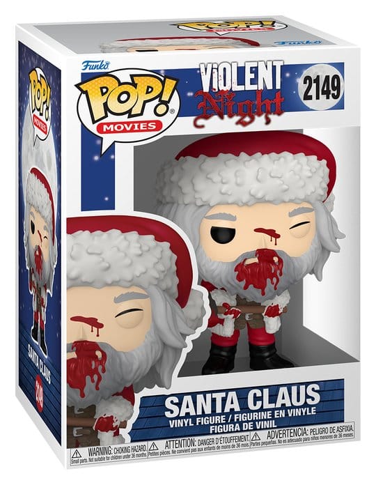 Violent Night POP! Movies Vinyl Figure Santa Claus 9 cm 0889698943215
