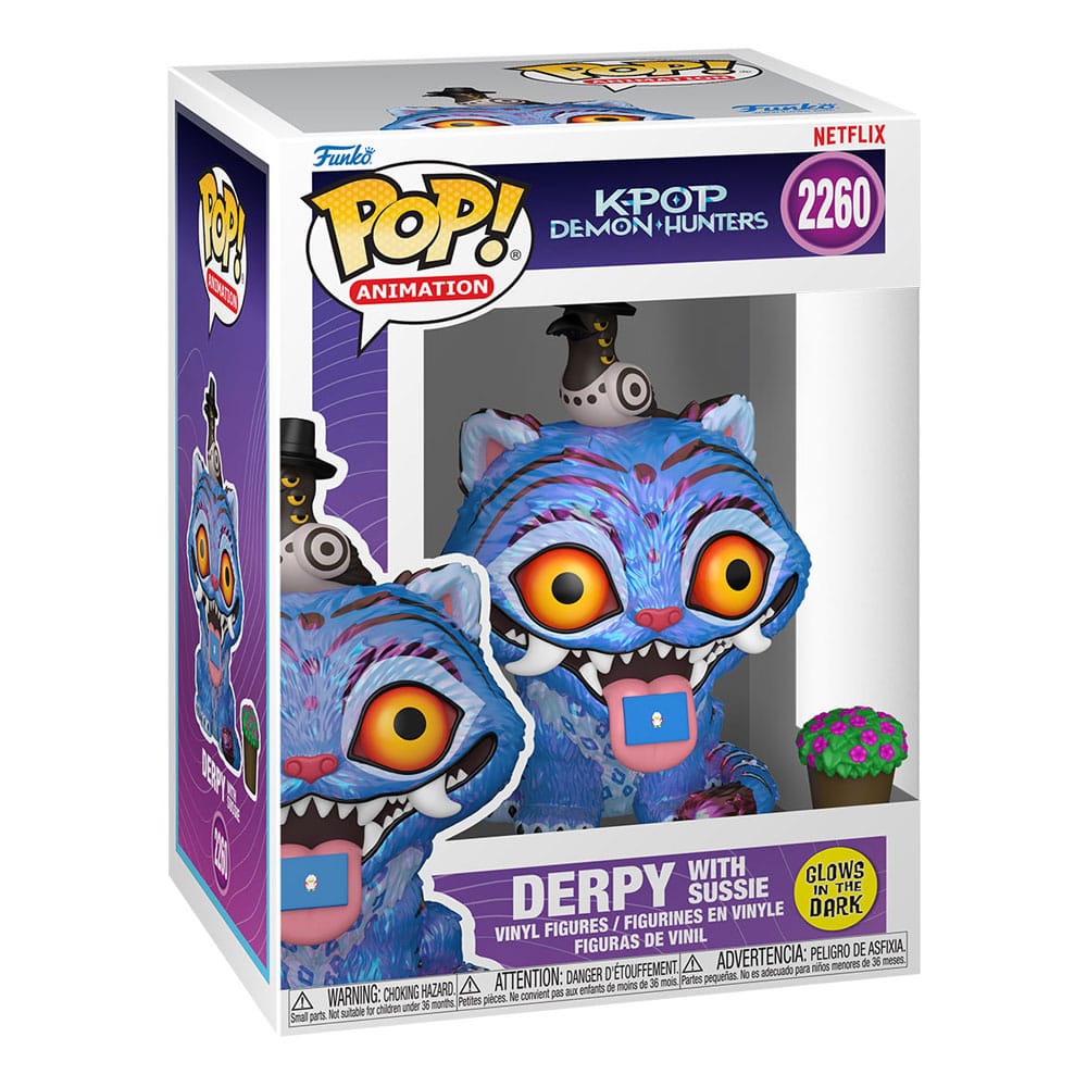 KPop Demon Hunters POP! Animation Vinyl Figure Tiger w/Bird 9 cm 0889698946933
