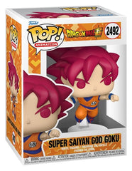 Dragon Ball Super POP! Animation Vinyl Figure Goku (Red) 9 cm 0889698947466