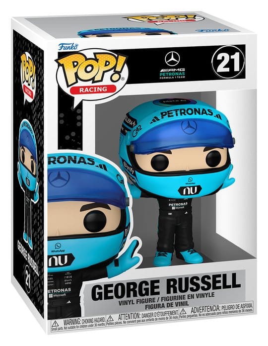 Formular 1 POP! Racing Vinyl Figure Mercedes Benz - George Russell (T-Pose) 9 cm 0889698947510