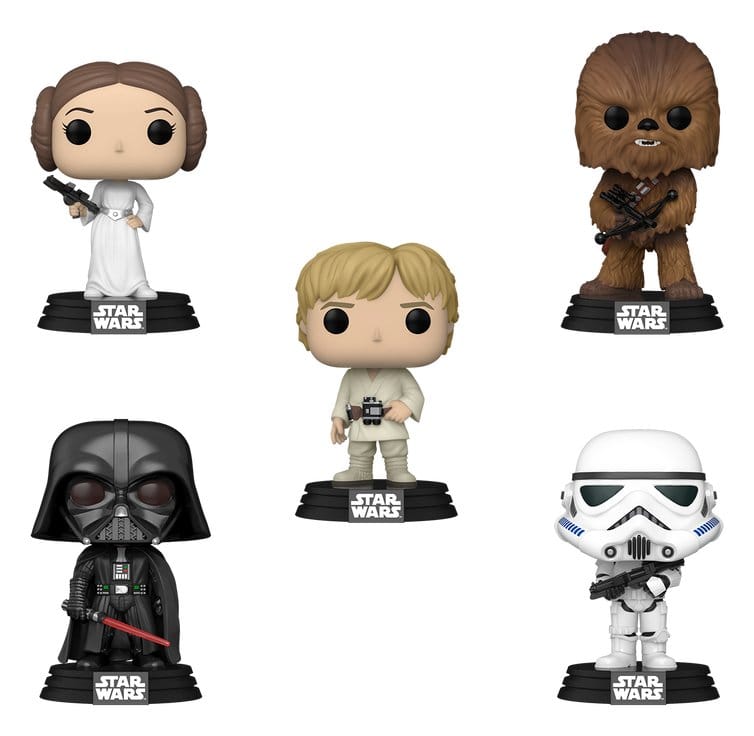 Star Wars POP! Vinyl Figure 5-Pack Black Friday Bundle 9 cm 0889698947978