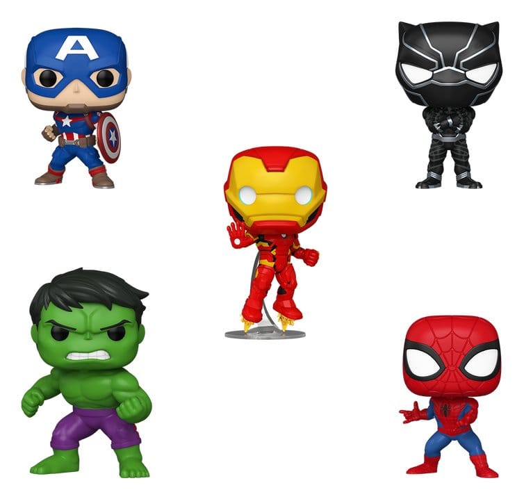 Marvel POP! Vinyl Figure 5-Pack Black Friday Bundle 9 cm 0889698947985