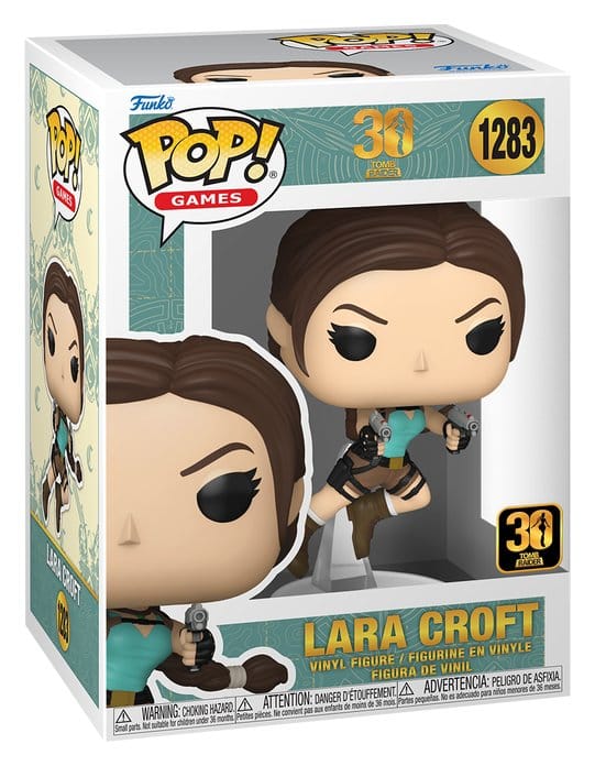 Tomb Raider POP! Games Vinyl Figure Lara Croft (30th Anniversary) 9 cm 0889698948746