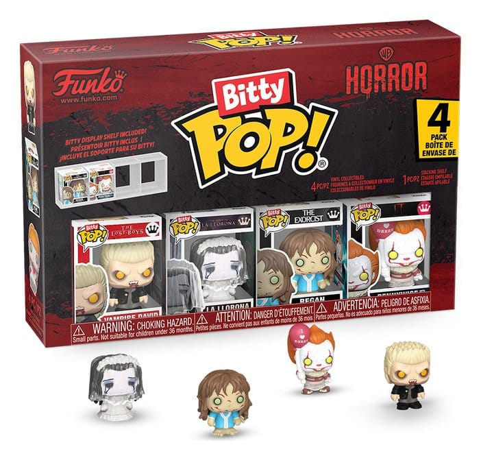 Horror Bitty POP! Vinyl Figure 4-Pack David 2,5 cm 0889698951173