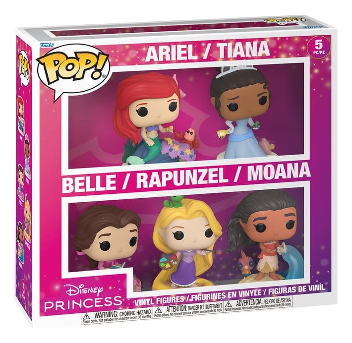 Disney POP! Animation Vinyl Figure 5-Pack Black Friday Disney Princess 9 cm  0889698951371