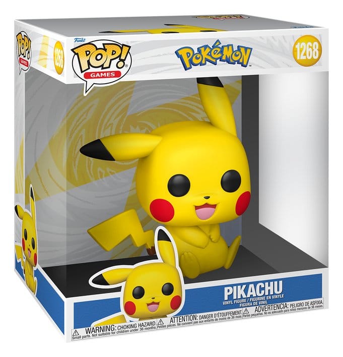 Pokémon Super Sized Jumbo POP! Vinyl Figure Pikachu 25 cm  0889698952170