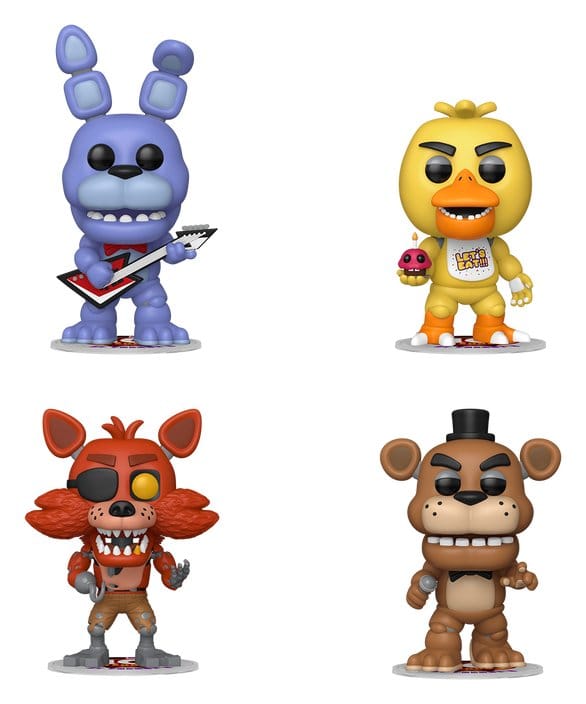 Five Nights at Freddy's POP! Vinyl Figures 4-Pack Black Friday Bundle 9 cm  0889698956604