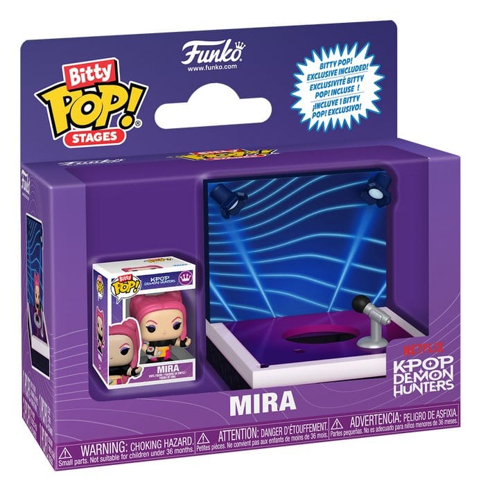 KPop Demon Hunters Bitty POP! Stages Vinyl Figure Mira 2,5 cm 0889698957212