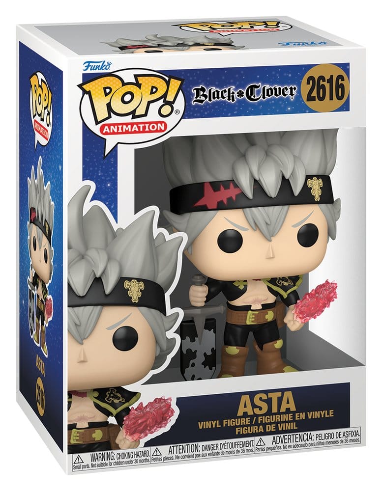 Black Clover POP! Animation Vinyl Figure Asta 9 cm 0889698960977