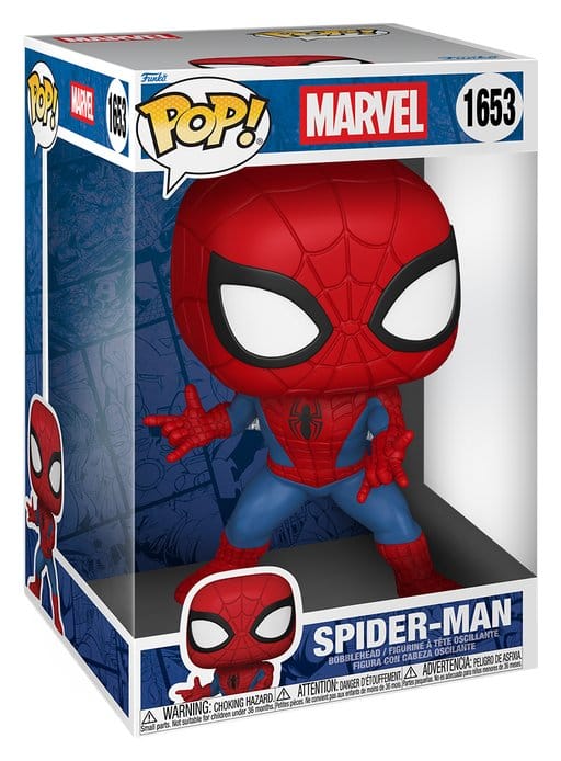 Marvel Comics Super Sized Jumbo POP! Vinyl Figure Spider-Man 25 cm  0889698975698