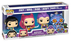 KPop Demon Hunters POP! Vinyl Figures 4-Pack KPOP DH 0889698975742