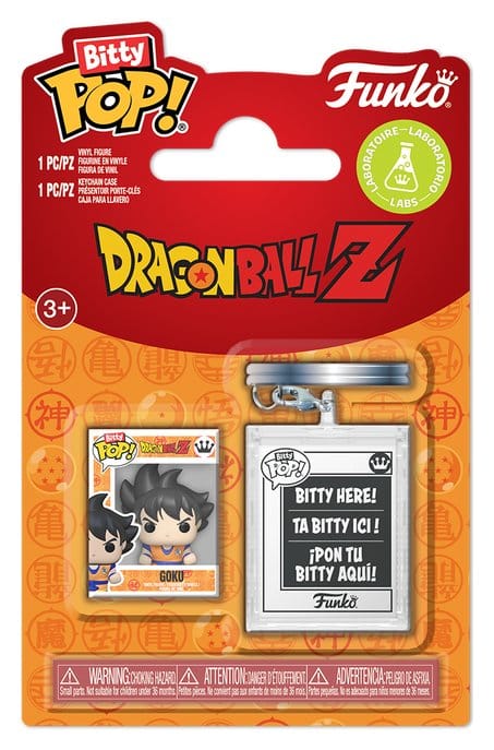 Dragon Ball Z Bitty POP! & Accessory Vinyl Figure 2-Pack Goku w/KCHN 2 cm 0889698975988