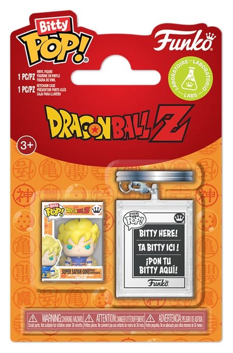 Dragon Ball Z Bitty POP! & Accessory Vinyl Figure 2-Pack Vegeta w/KCHN 2 cm 0889698975995