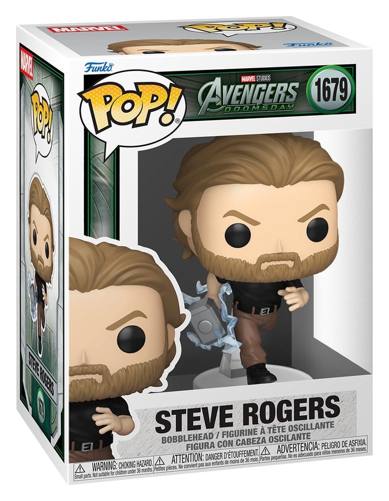 Marvel POP! Comics Vinyl Figure Steve Rogers (Doomsday) 9 cm 0889698988711