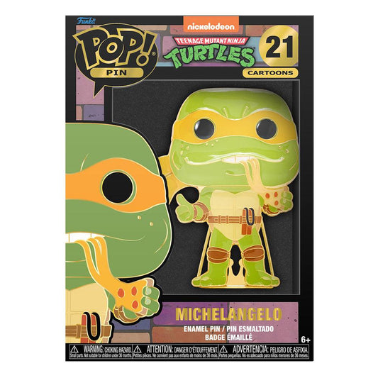 Teenage Mutant Ninja Turtles POP! Enamel Pin Michelangelo 10 cm 0671803417151