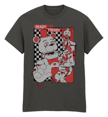 Five Nights at Freddy’s T-Shirt Collage Light Graphite Size S 5056811579735
