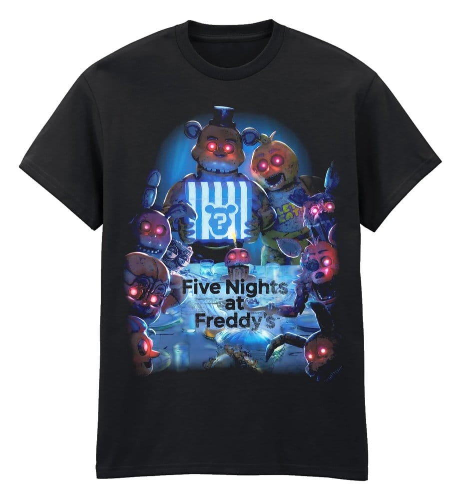 Five Nights at Freddy’s T-Shirt Thanksgiving Black Size S 5056811579988