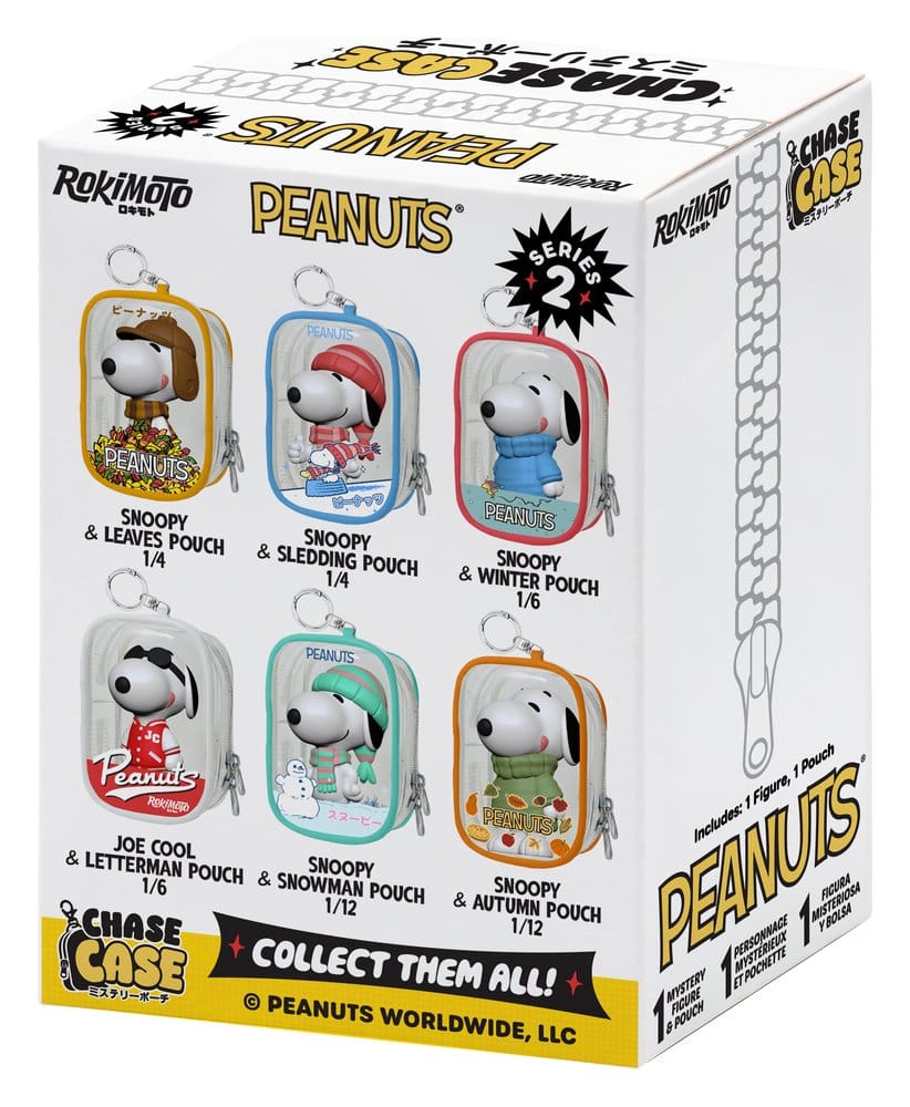 Snoopy Chase Case Mini Figure Blind Box Series 2 9 cm 0850068675722