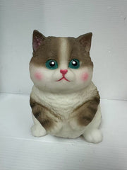 Fun Maker Squishy Fidget Toy Dark Brown Cat 11 cm  0077764331312