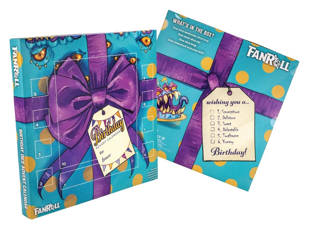FanRoll Advent Calendar Mimic Birthday 10-Days 0605468317396