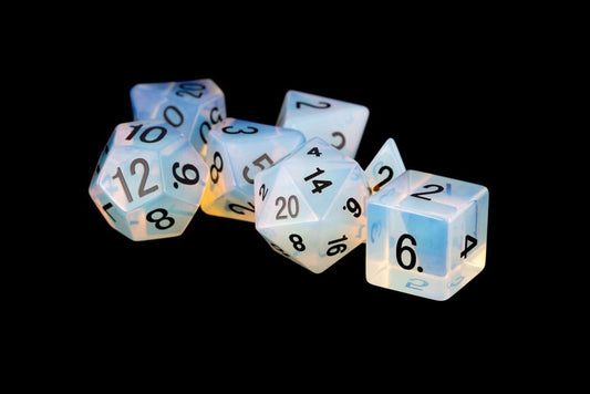 FanRoll  Dice Set Opalite (7) 0680599384370