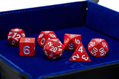 Dragon Storm Sharp Edge Silicone Dice Set Red Dragon Scales (7) 0687700234265