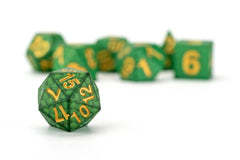 Dragon Storm Sharp Edge Silicone Dice Set Green Dragon Scales (7) 0687700234272