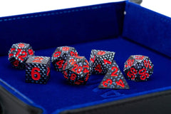 Dragon Storm Sharp Edge Silicone Dice Set Black Dragon Scales (7) 0687700234289