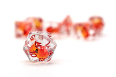 Dragon Storm Inclusion Dice Set Red Dragon (7) 0687700234296