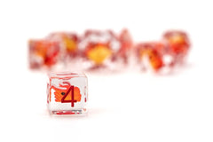 Dragon Storm Inclusion Dice Set Red Dragon (7) 0687700234296