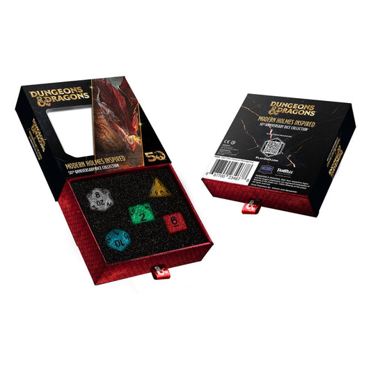 Dungeons & Dragons Dice Set 50th Anniversary: Modern Holmes Inspired 0687700234678