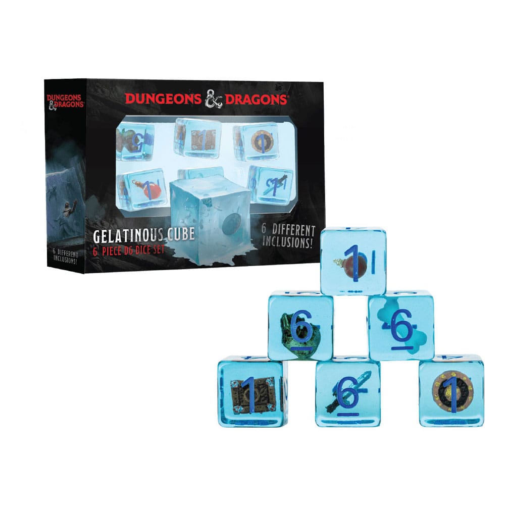 Dungeons & Dragons Dice Set Gelatinous Cube (6) 0687700234722