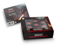 Dungeons & Dragons Premium Silicon Dice Set Dragon Scale Red (7) 0687700235491