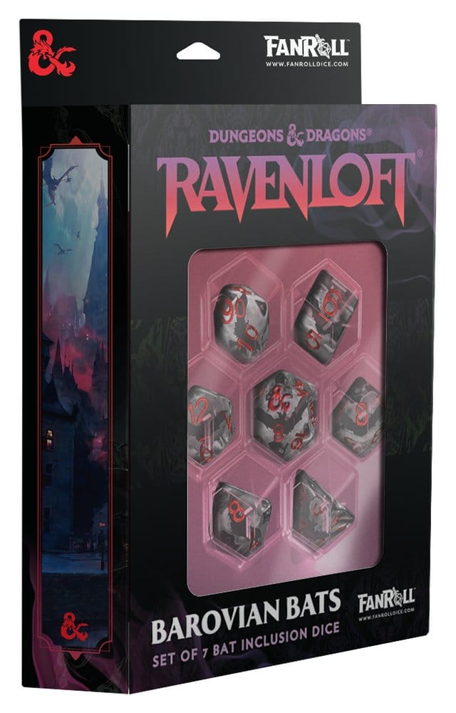 Dungeons & Dragons Ravenloft Würfel Set Inclusion Bats (7)Dungeons & Dragons Ravenloft Dice Set Inclusion Bats (7)Dungeons & Dragons Ravenloft pack dés Inclusion Bats (7)Dungeons & Dragons Ravenloft Pack de Dados Inclusion Bats (7) 0605468219225