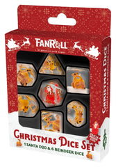 Christmas Resin Dice Set Reindeer & Santa 0605468226537