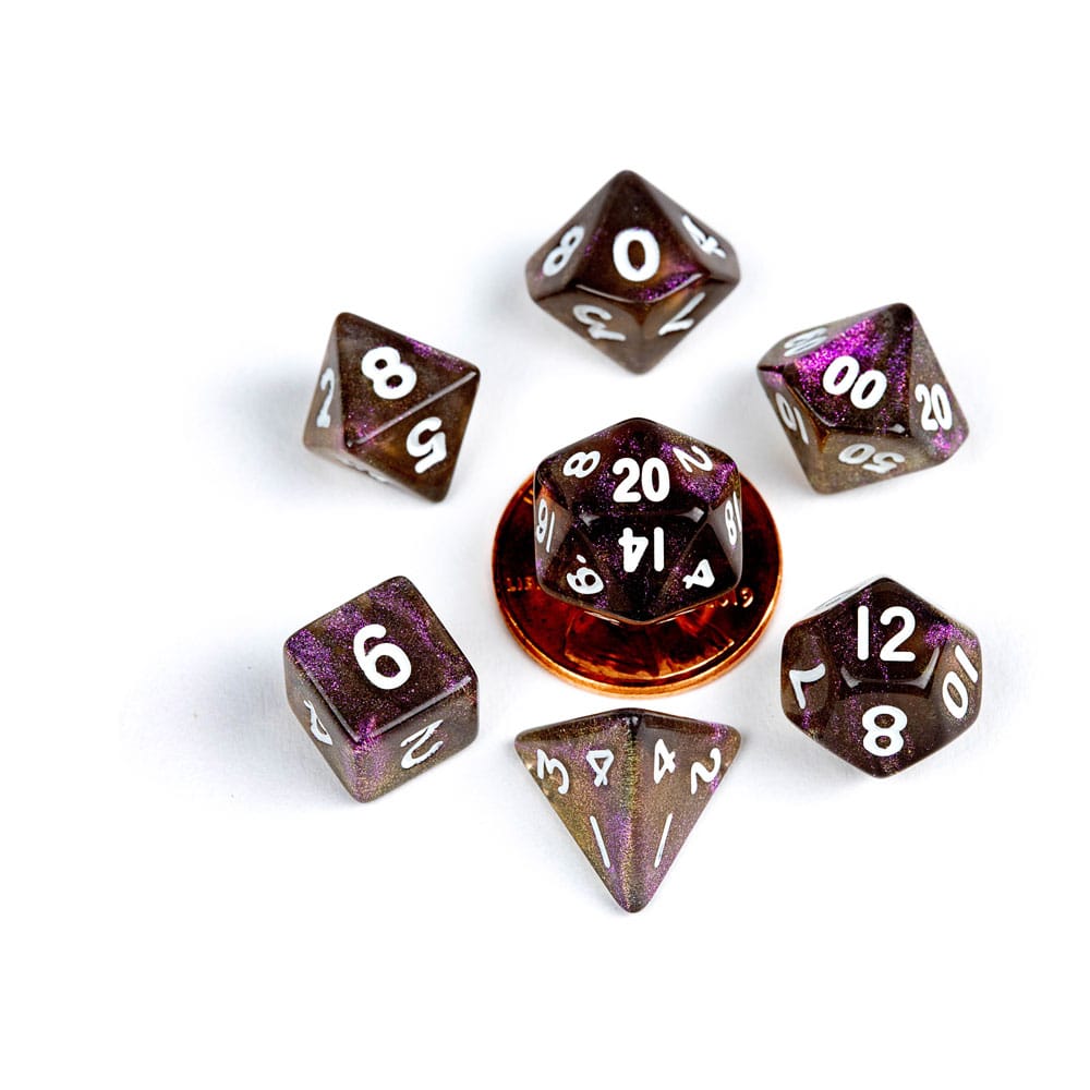FanRoll Mini Dice Set Stardust Supervolcano (7) 0680599384431