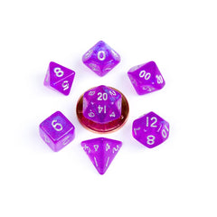 FanRoll Mini Dice Set Stardust Purple (7) 0680599384462