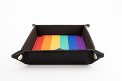 FanRoll Folding Dice Tray Pride Rainbow Flag 0687700232759