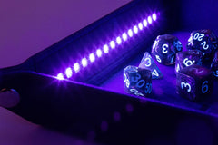 FanRoll Shadowlight Folding Blacklight Dice Tray Black 0687700232650