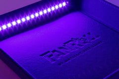 FanRoll Shadowlight Folding Blacklight Dice Tray Black 0687700232650