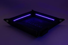 FanRoll Shadowlight Folding Blacklight Dice Tray Black 0687700232650