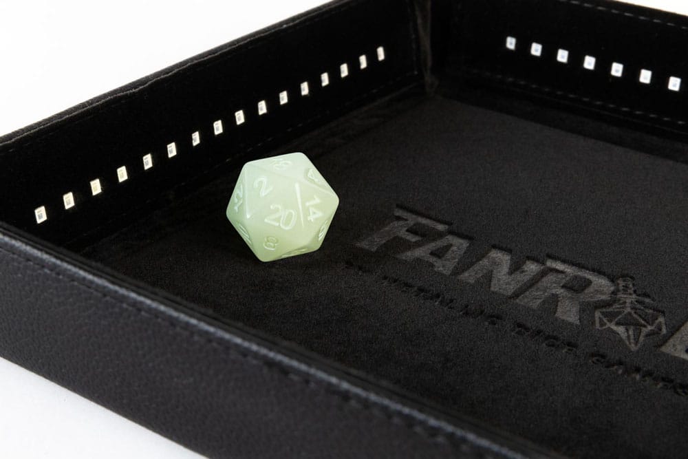 FanRoll Shadowlight Folding Blacklight Dice Tray Black 0687700232650