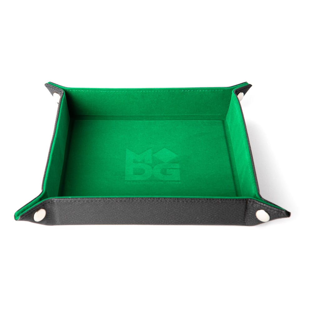 FanRoll Folding Dice Tray Velvet Green 0680599383335