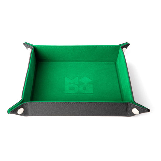 FanRoll Folding Dice Tray Velvet Green 0680599383335
