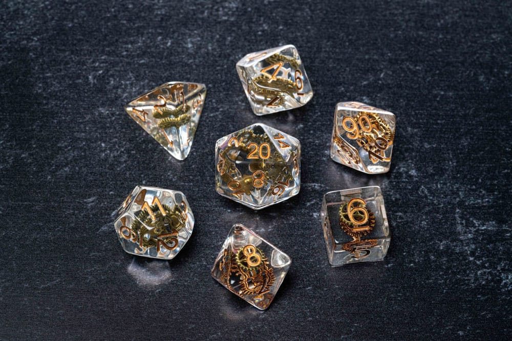 FanRoll  Dice Set Gear (7) 0680599384967