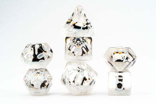 FanRoll  Dice Set Penguin (7) 0687700231158