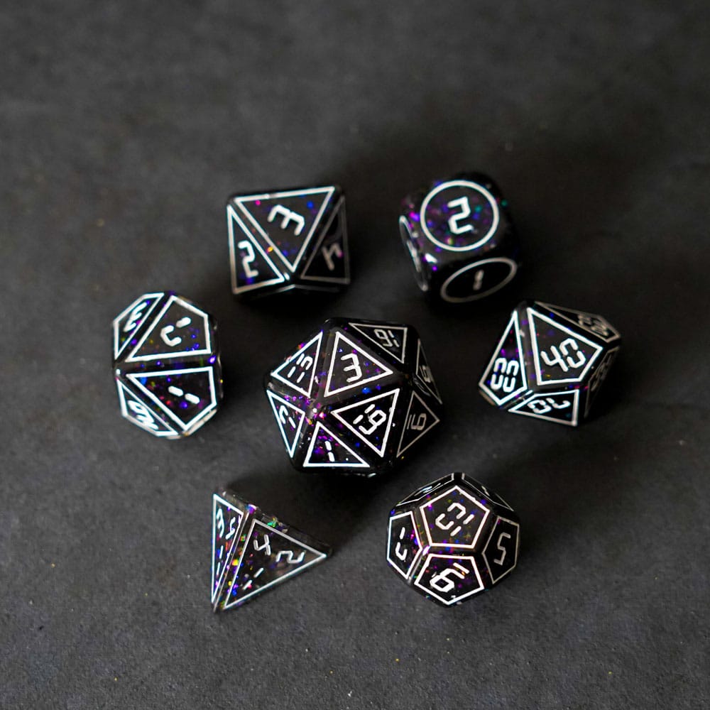FanRoll  Dice Set Framed Void (7) 0687700231189