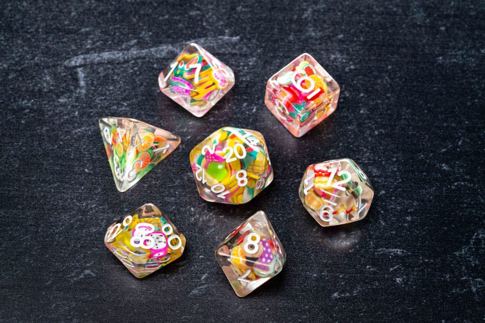 FanRoll  Dice Set Fruit (7) 0687700231325