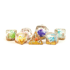 FanRoll  Dice Set Rainbow Dinosaur (7) 0687700231646
